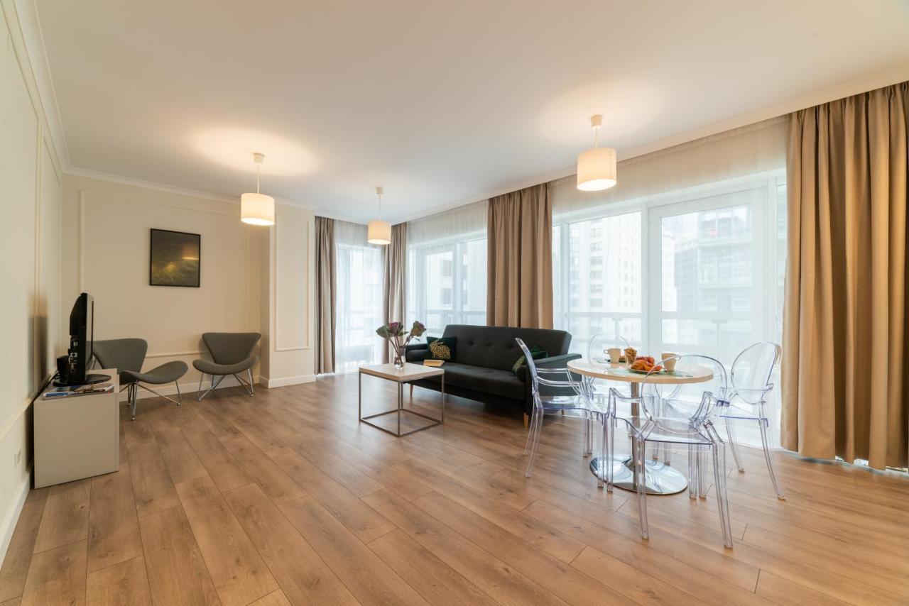 Platinum Towers Central Apartments Varsovia Exterior foto