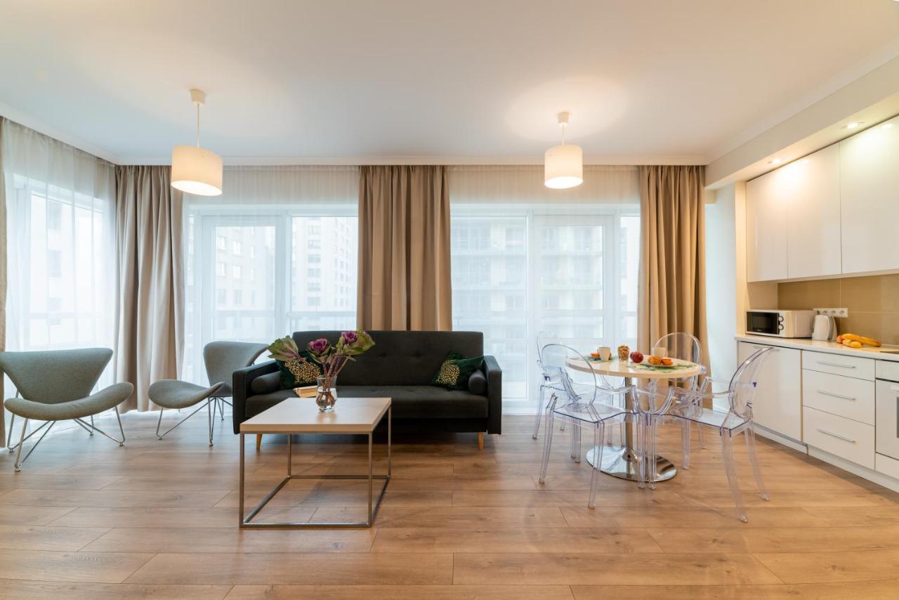 Platinum Towers Central Apartments Varsovia Exterior foto
