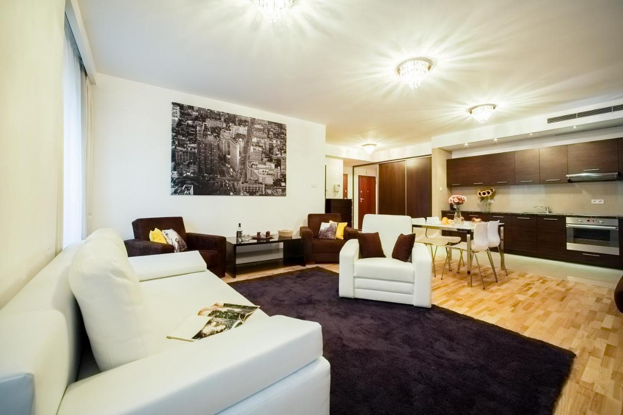 Platinum Towers Central Apartments Varsovia Exterior foto